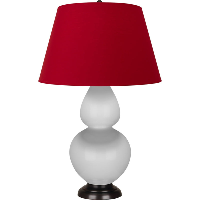 Robert Abbey DY21R One Light Table Lamp, Daisy Glazed Ceramic w/Deep Patina Bronze