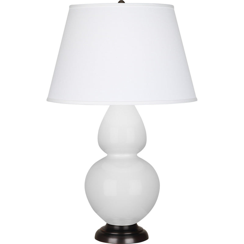 Robert Abbey DY21X One Light Table Lamp, Daisy Glazed Ceramic w/Deep Patina Bronze