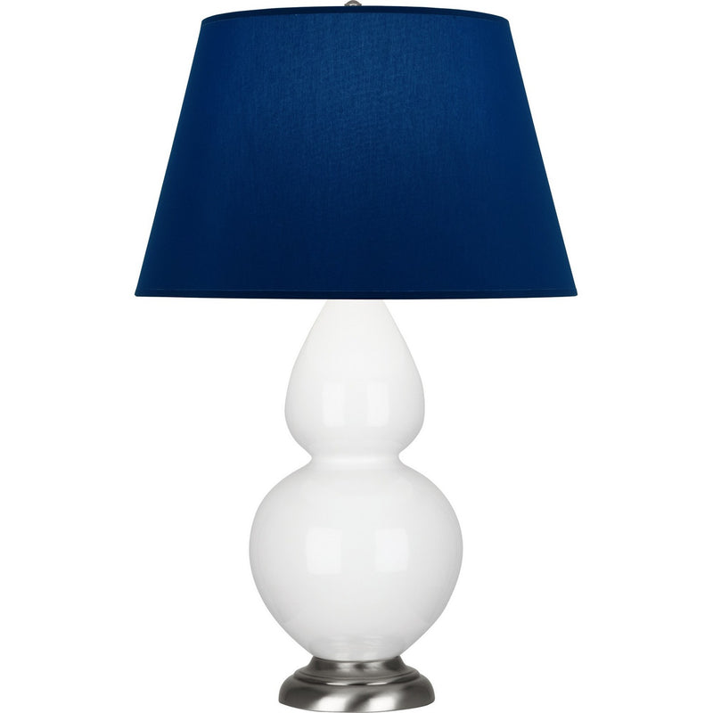 Robert Abbey DY22N One Light Table Lamp, Daisy Glazed Ceramic w/Antique Silver