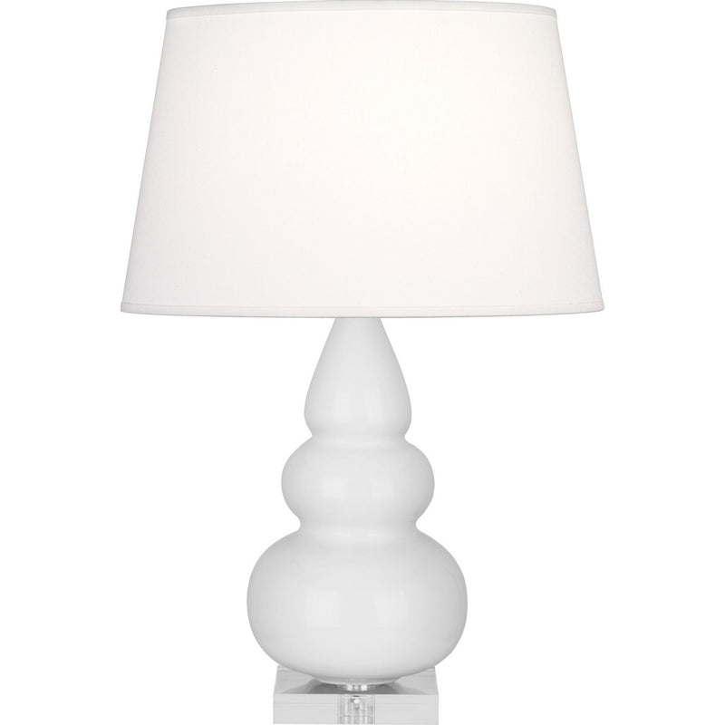 Robert Abbey DY33X One Light Accent Lamp, Daisy Glazed Ceramic w/Lucite