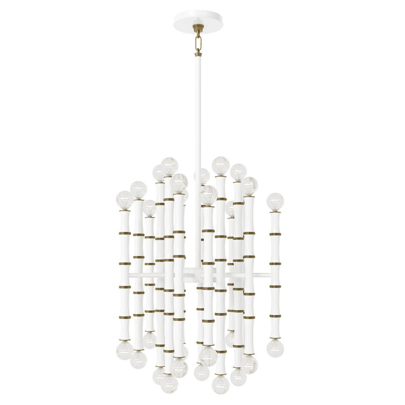 Robert Abbey DY48 30 Light Chandelier, Daisy w/Modern Brass