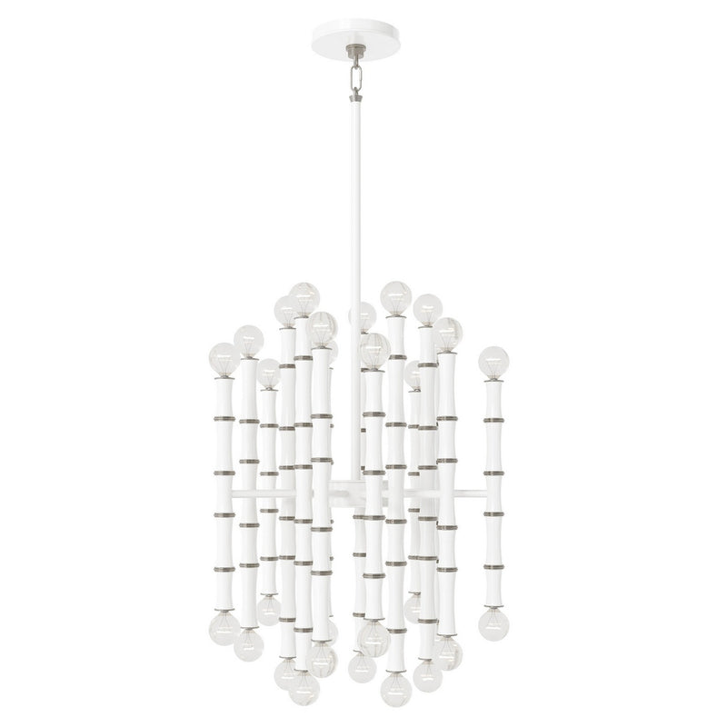 Robert Abbey DY49 30 Light Chandelier, Daisy w/Polished Nickel