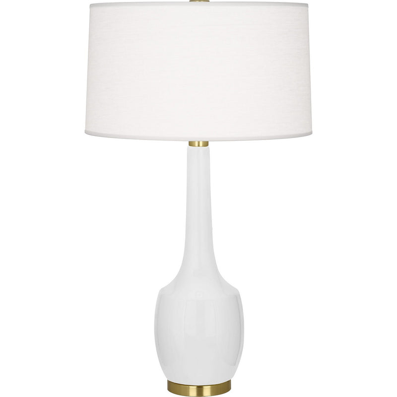 Robert Abbey DY701 One Light Table Lamp, Daisy Glazed Ceramic