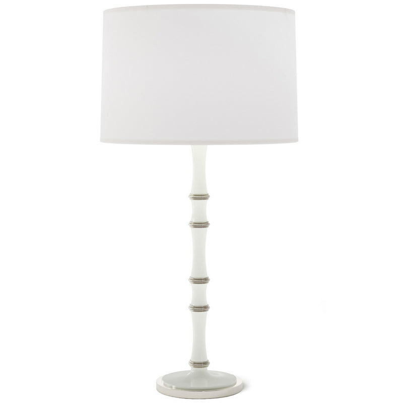 Robert Abbey DY72 One Light Table Lamp, Daisy w/Polished Nickel