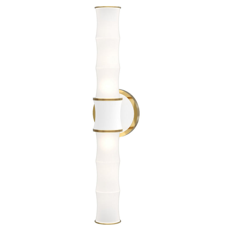 Robert Abbey DY83 Two Light Wall Sconce, Daisy w/Modern Brass