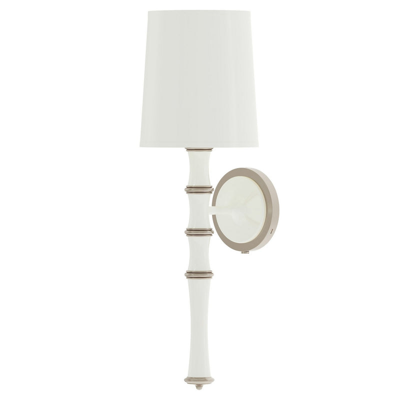 Robert Abbey DY88X One Light Wall Sconce, Daisy w/Polished Nickel