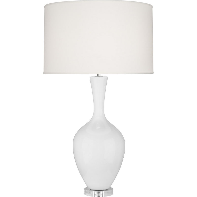 Robert Abbey DY980 One Light Table Lamp, Daisy Glazed Ceramic
