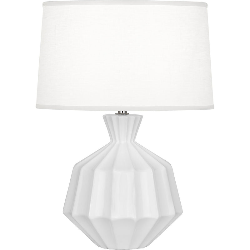 Robert Abbey DY989 One Light Accent Lamp, Daisy Glazed Ceramic
