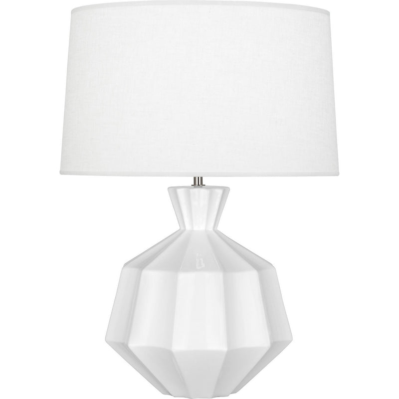 Robert Abbey DY999 One Light Table Lamp, Daisy Glazed Ceramic