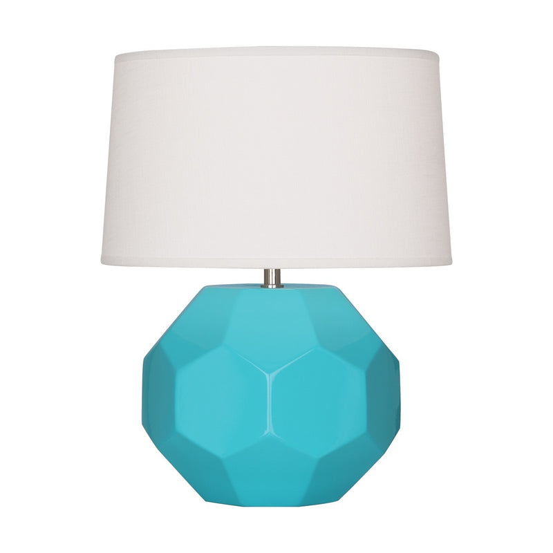 Robert Abbey EB02 One Light Accent Lamp, Egg Blue Glazed Ceramic