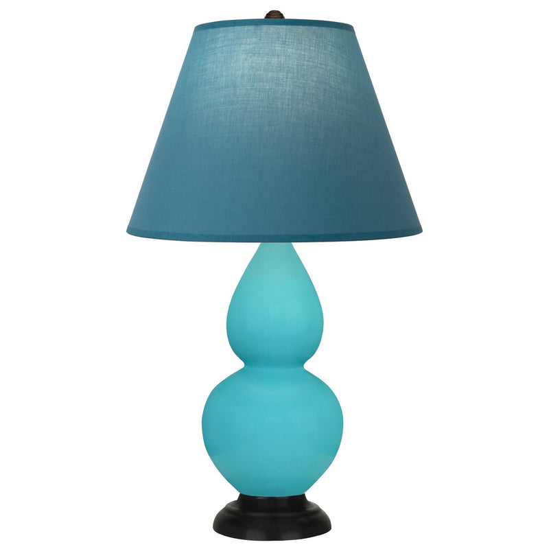 Robert Abbey EB11B One Light Accent Lamp, Egg Blue Glazed Ceramic w/Deep Patina Bronze