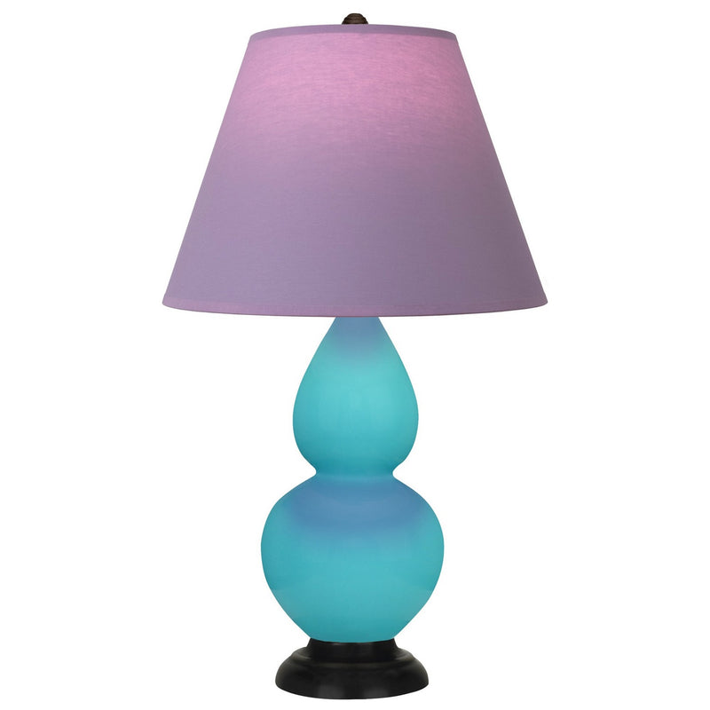 Robert Abbey EB11L One Light Accent Lamp, Egg Blue Glazed Ceramic w/Deep Patina Bronze