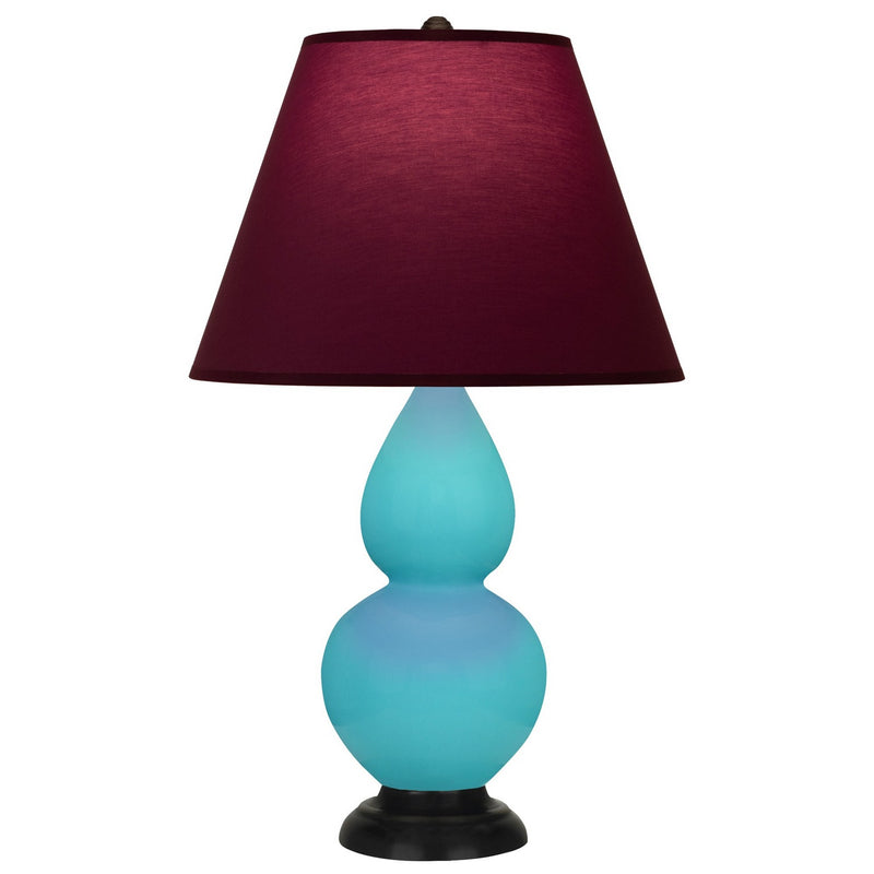 Robert Abbey EB11P One Light Accent Lamp, Egg Blue Glazed Ceramic w/Deep Patina Bronze