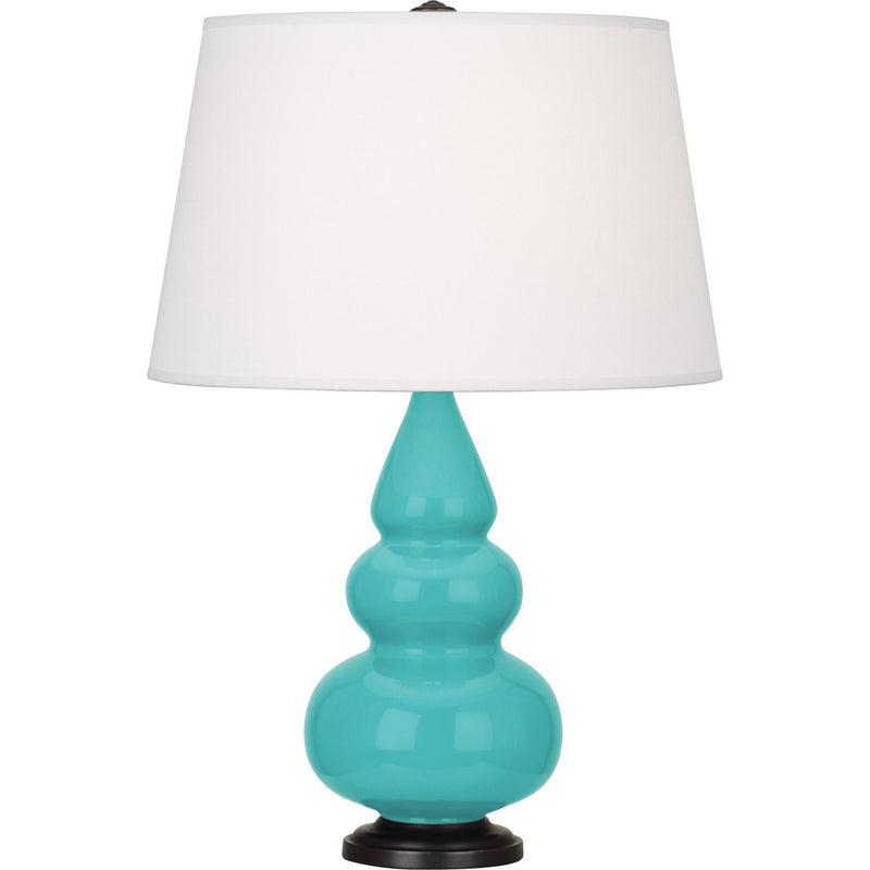 Robert Abbey EB31X One Light Accent Lamp, Egg Blue Glazed Ceramic w/Deep Patina Bronze