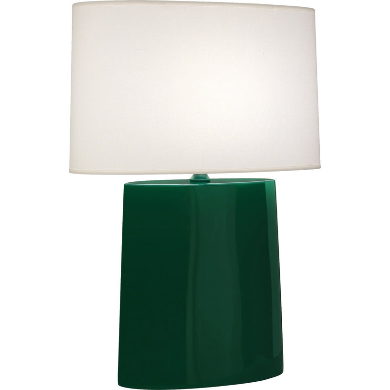 Robert Abbey JU03 One Light Table Lamp, Jungle Glazed Ceramic