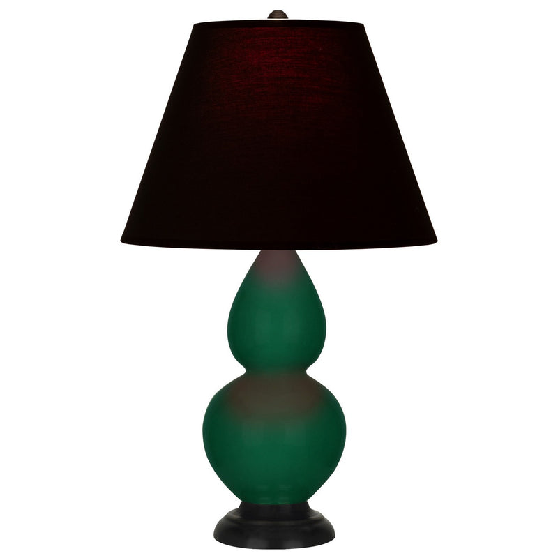 Robert Abbey JU11K One Light Accent Lamp, Jungle Glazed Ceramic w/Deep Patina Bronze