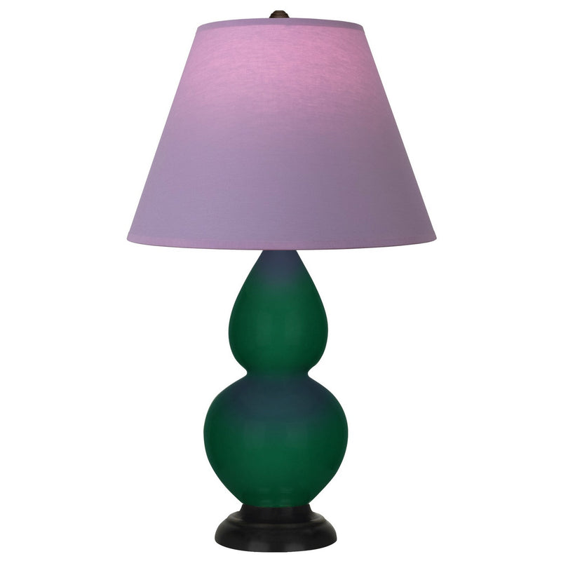 Robert Abbey JU11L One Light Accent Lamp, Jungle Glazed Ceramic w/Deep Patina Bronze