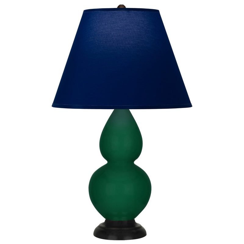 Robert Abbey JU11N One Light Accent Lamp, Jungle Glazed Ceramic w/Deep Patina Bronze