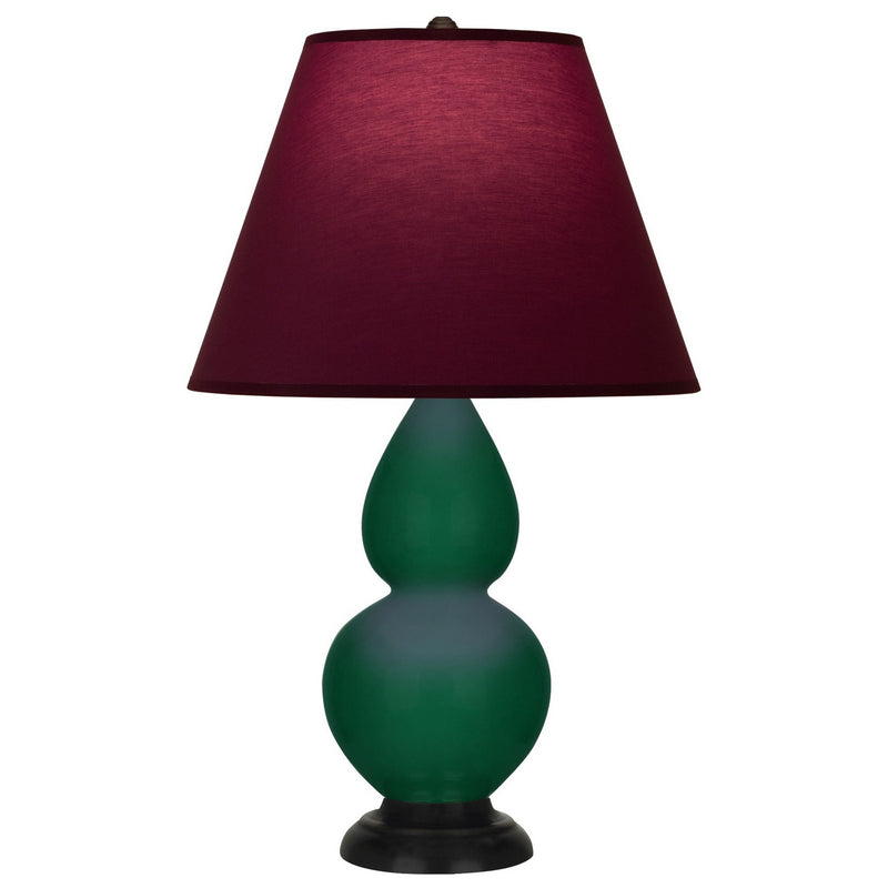 Robert Abbey JU11P One Light Accent Lamp, Jungle Glazed Ceramic w/Deep Patina Bronze