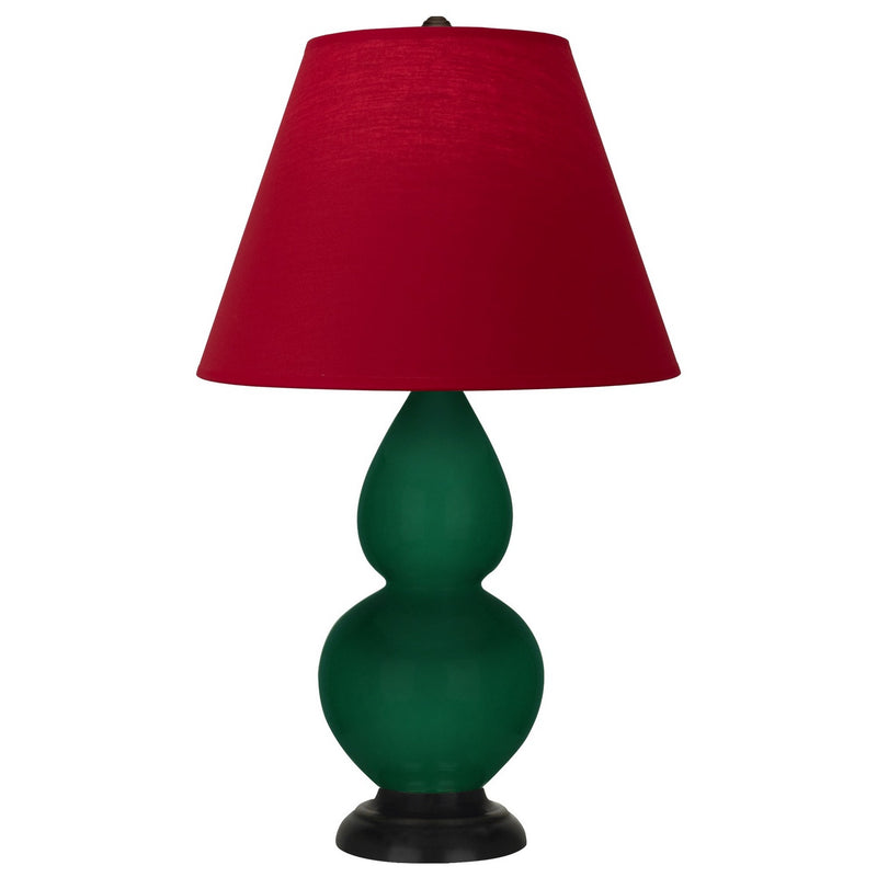 Robert Abbey JU11R One Light Accent Lamp, Jungle Glazed Ceramic w/Deep Patina Bronze