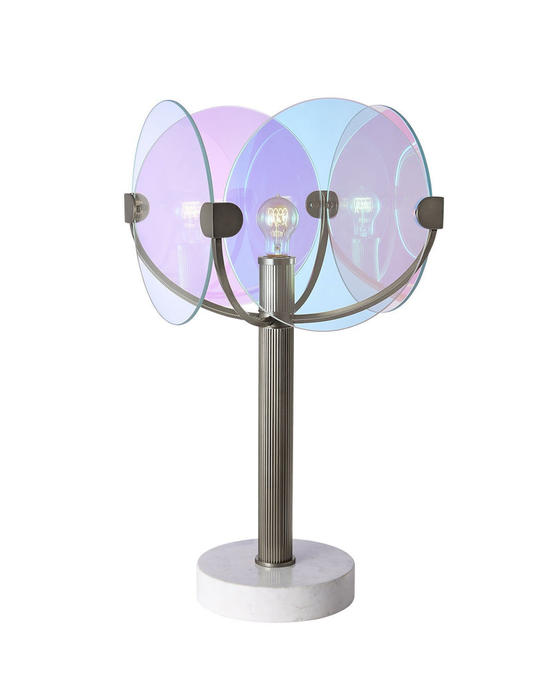 Kalco 521691SN One Light Table Lamp, Satin Nickel