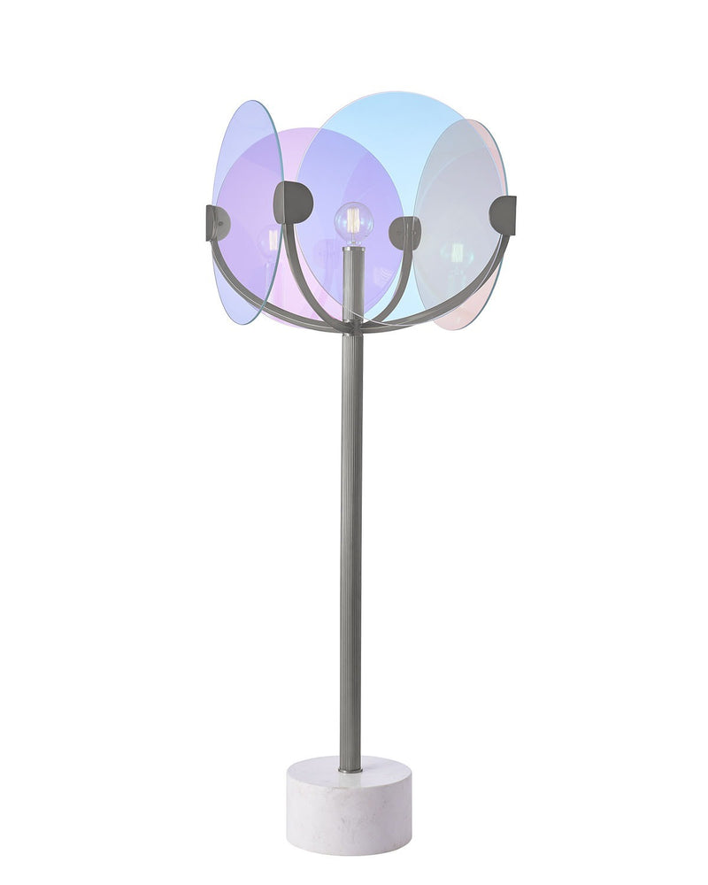 Kalco 521695SN One Light Floor Lamp, Satin Nickel