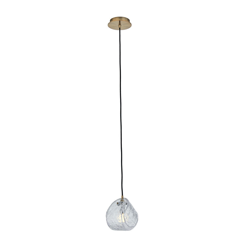 Kalco 529511WBBC One Light Pendant, Winter Brass