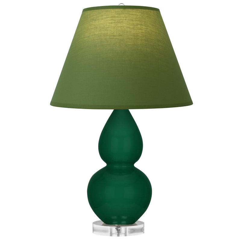 Robert Abbey JU13G One Light Accent Lamp, Jungle Glazed Ceramic w/Lucite