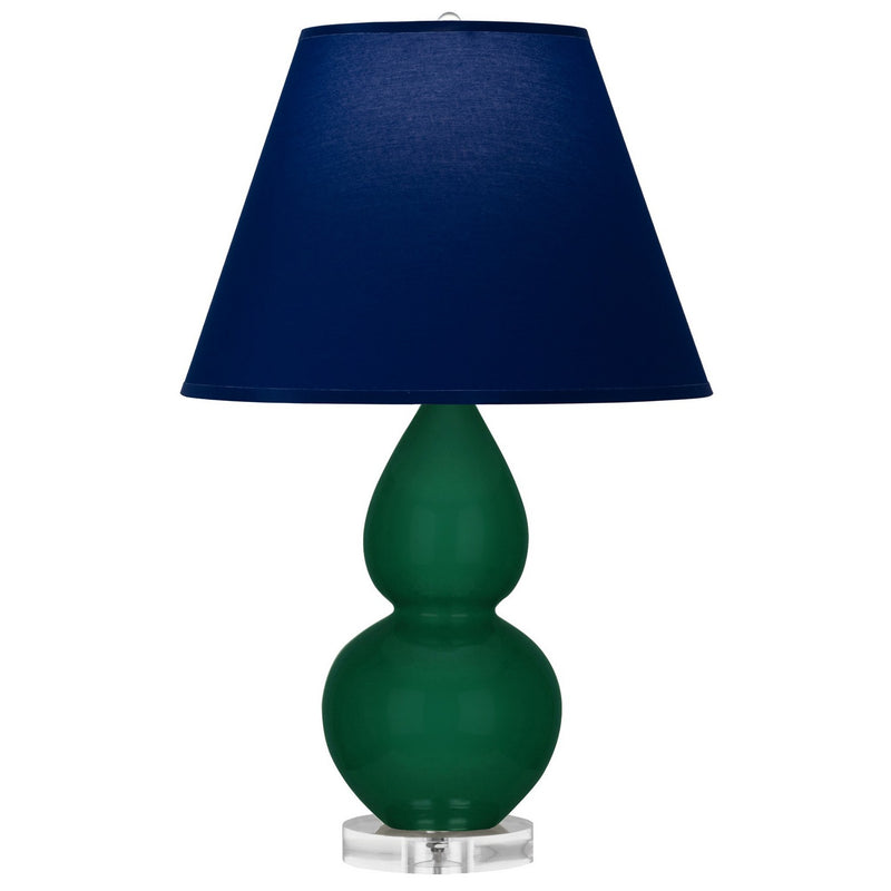 Robert Abbey JU13N One Light Accent Lamp, Jungle Glazed Ceramic w/Lucite