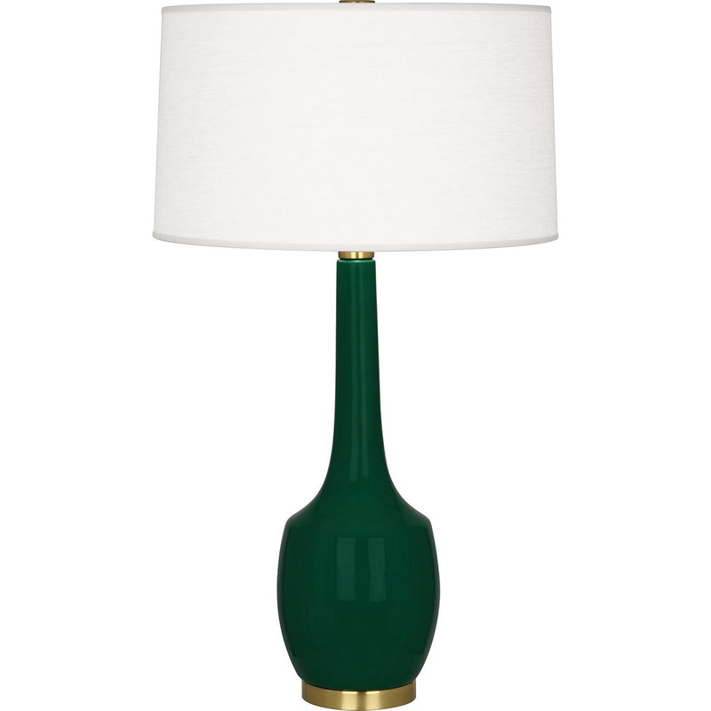 Robert Abbey JU701 One Light Table Lamp, Jungle Glazed Ceramic