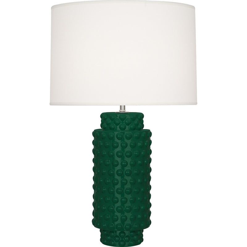 Robert Abbey JU800 One Light Table Lamp, Jungle Glazed Textured Ceramic