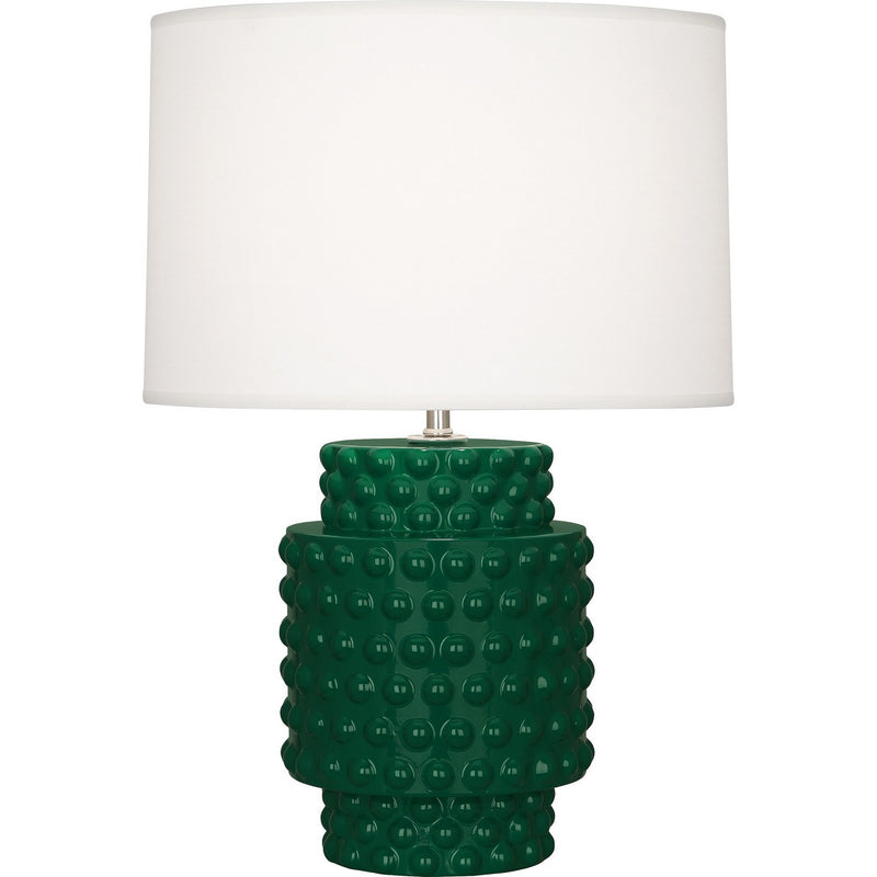 Robert Abbey JU801 One Light Accent Lamp, Jungle Glazed Textured Ceramic