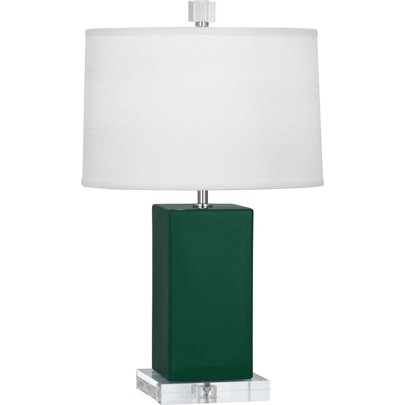 Robert Abbey JU990 One Light Accent Lamp, Jungle Glazed Ceramic