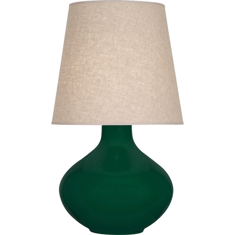 Robert Abbey JU991 One Light Table Lamp, Jungle Glazed Ceramic