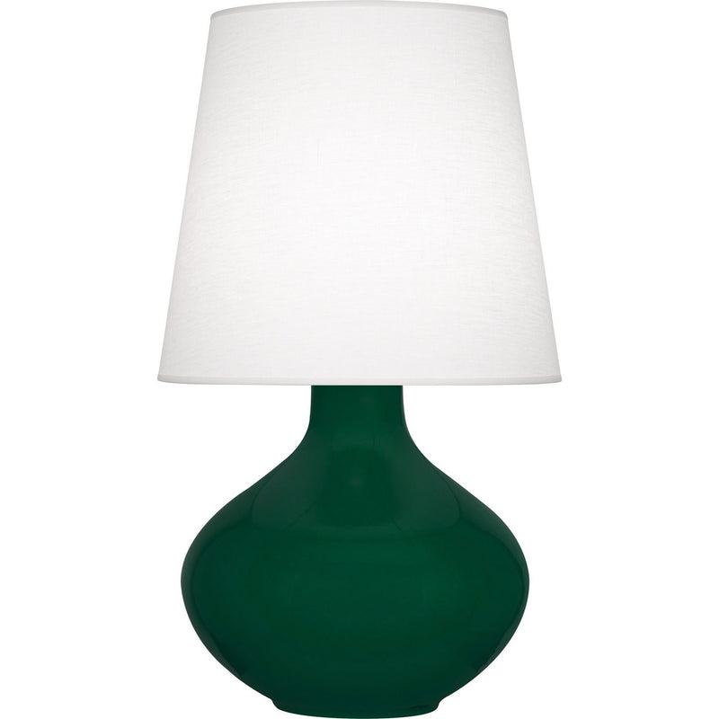 Robert Abbey JU993 One Light Table Lamp, Jungle Glazed Ceramic