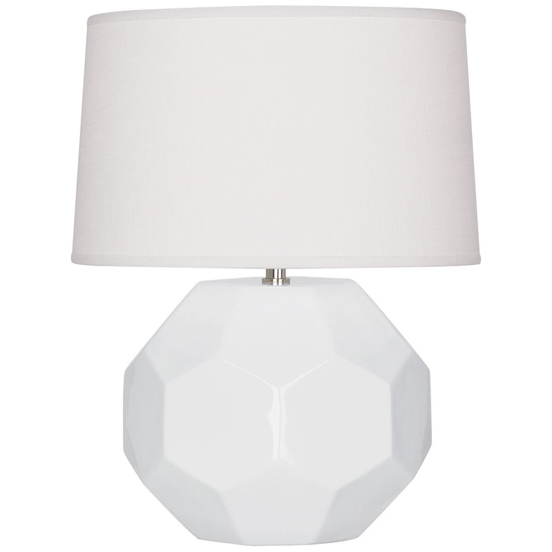Robert Abbey LY01 One Light Table Lamp, Lily Glazed Ceramic