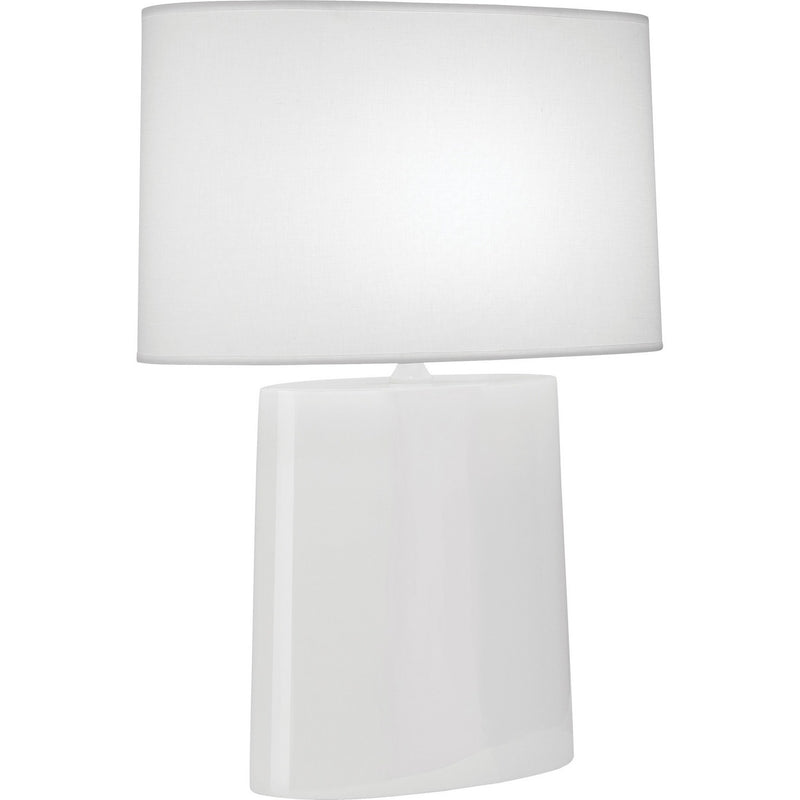 Robert Abbey LY03 One Light Table Lamp, Lily Glazed Ceramic