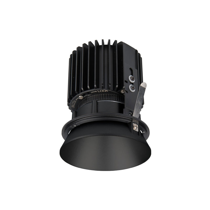 W.A.C. Lighting R4RD2L-NTWB-BK Invisible Trim with LED Light Engine, Black
