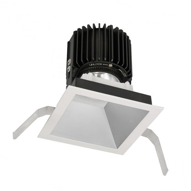 W.A.C. Lighting R4SD2T-WTWA-HZWT Trim with LED Light Engine, Haze/White
