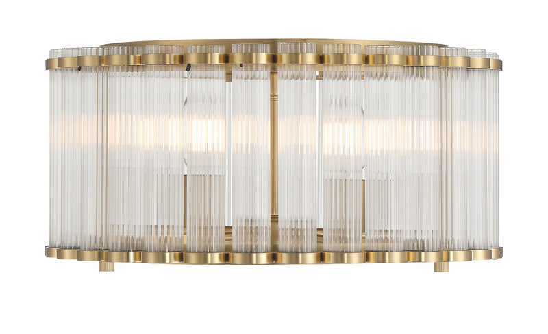 Eurofase 49185-010 Five Light Flush Mount, Gold