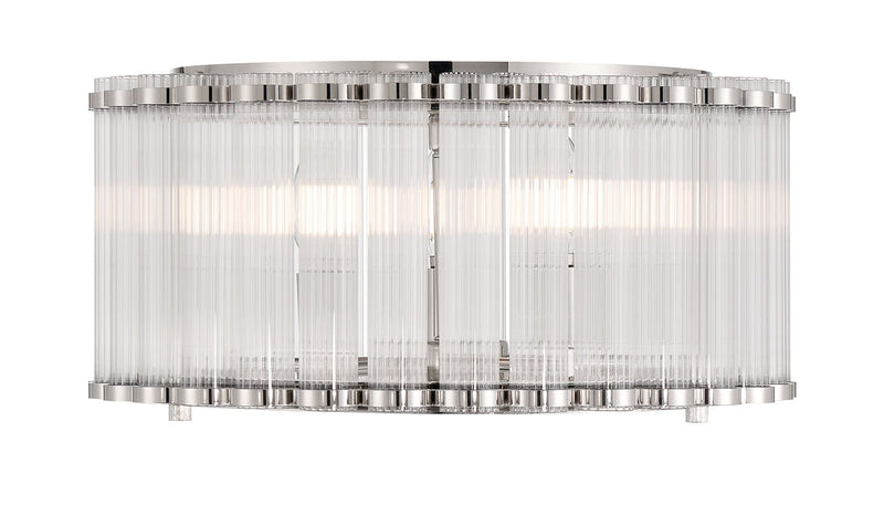 Eurofase 49185-027 Five Light Flush Mount, Polished Nickel