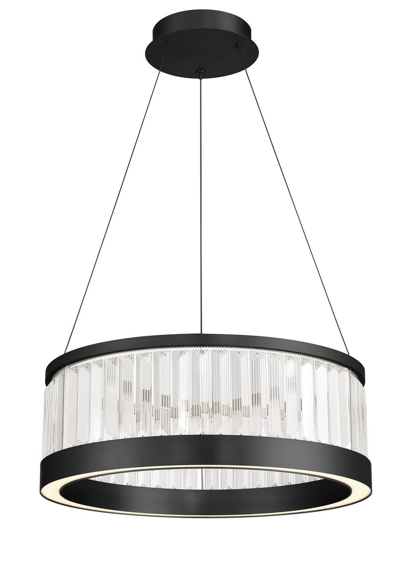 Eurofase 49353-020 LED Pendant, Matte Black