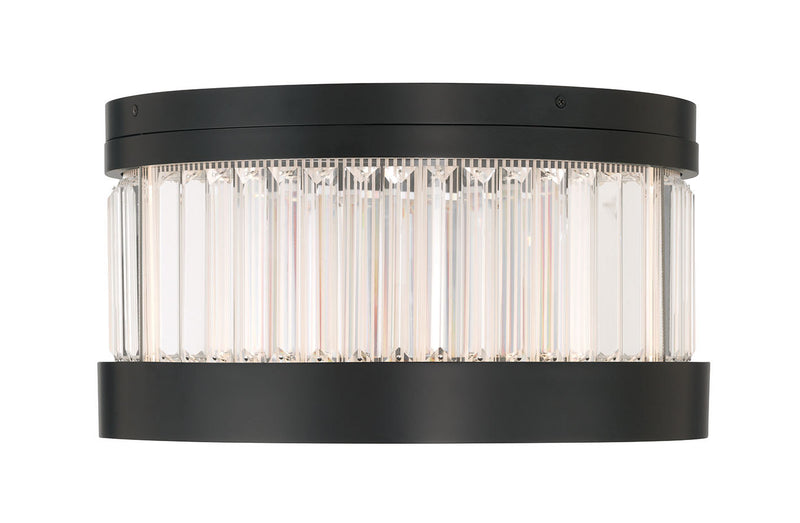 Eurofase 49355-024 LED Flush Mount, Matte Black