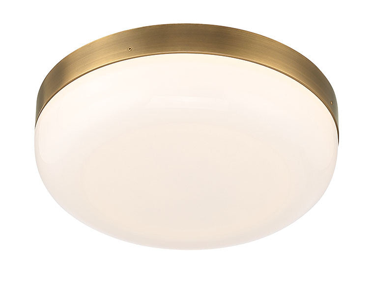 Eurofase 49830-026 LED Flush Mount, Antique Brass