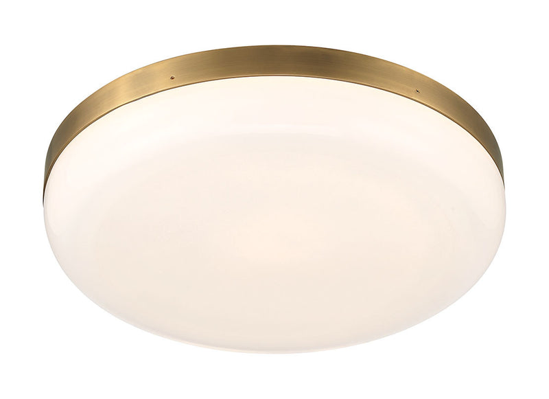 Eurofase 49831-023 LED Flush Mount, Antique Brass