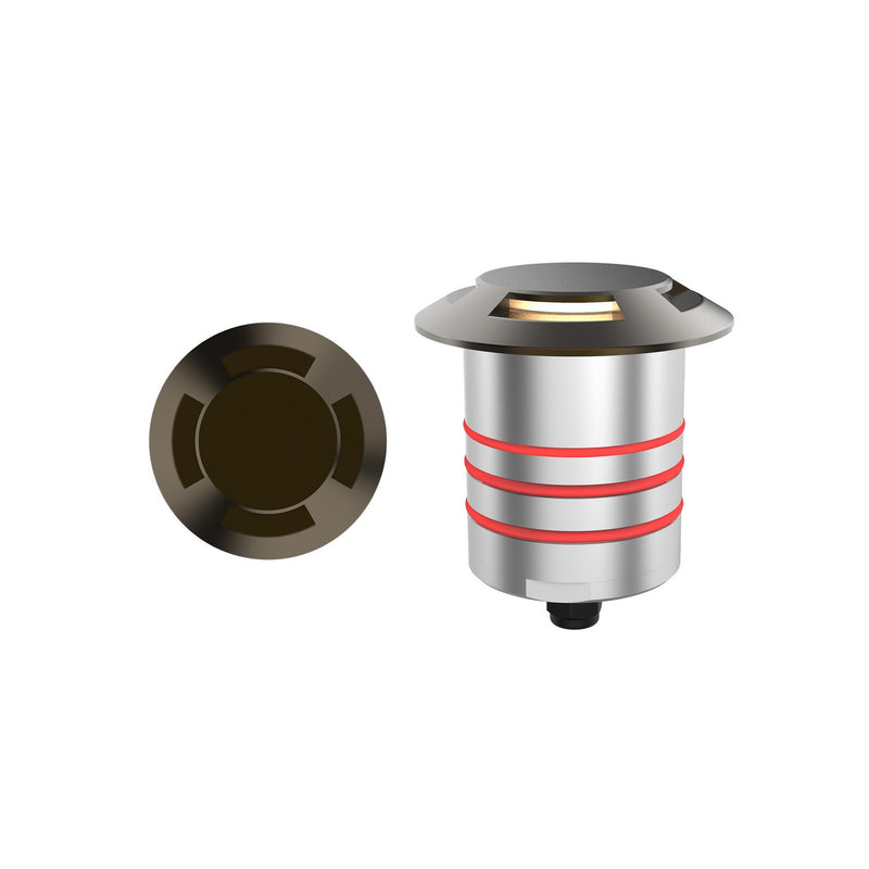 W.A.C. Lighting RM-2101-27-BS LED Inground Indicator Light, Bronze Stainless Steel