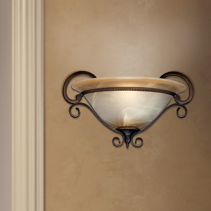 Golden 3890-WSC GB One Light Wall Sconce, Golden Bronze