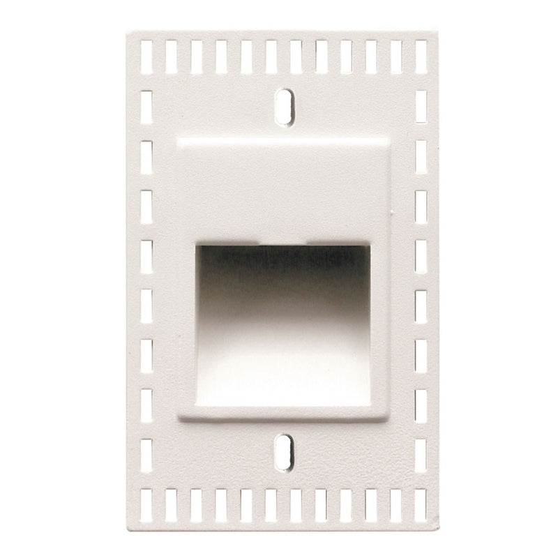 W.A.C. Lighting WL-LED200TR-30-WT LED Step and Wall Light, White on Aluminum