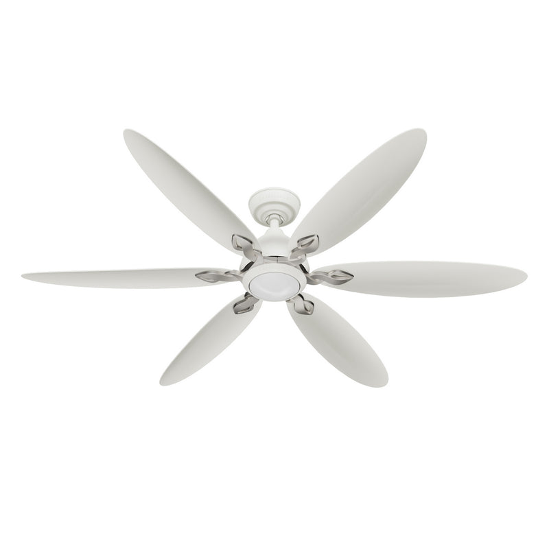 Casablanca 53584 60" Ceiling Fan, Fresh White