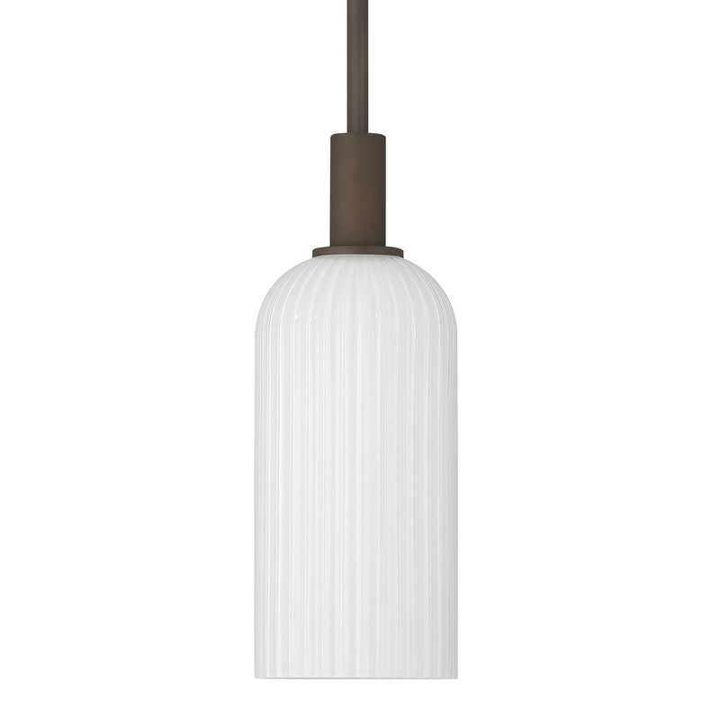 Hunter 13246 One Light Pendant, Matte Bronze